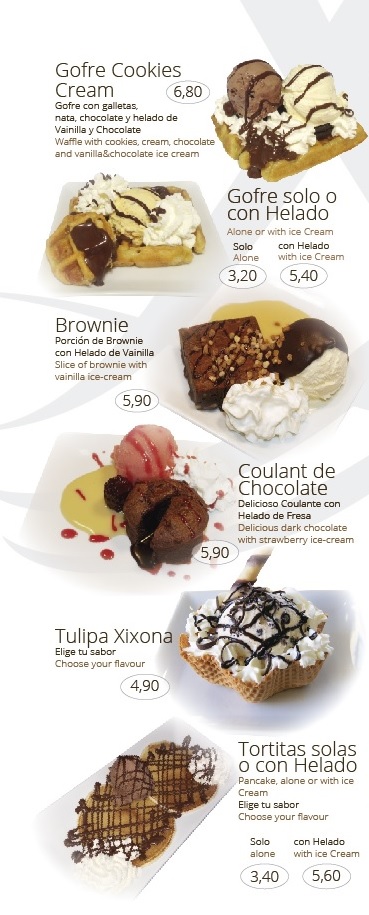 Gofres y cakes